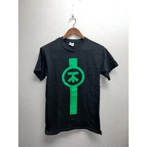 2007 Twin Method Volume Of Self Tour Green Concert Band Shirt 2000s Small